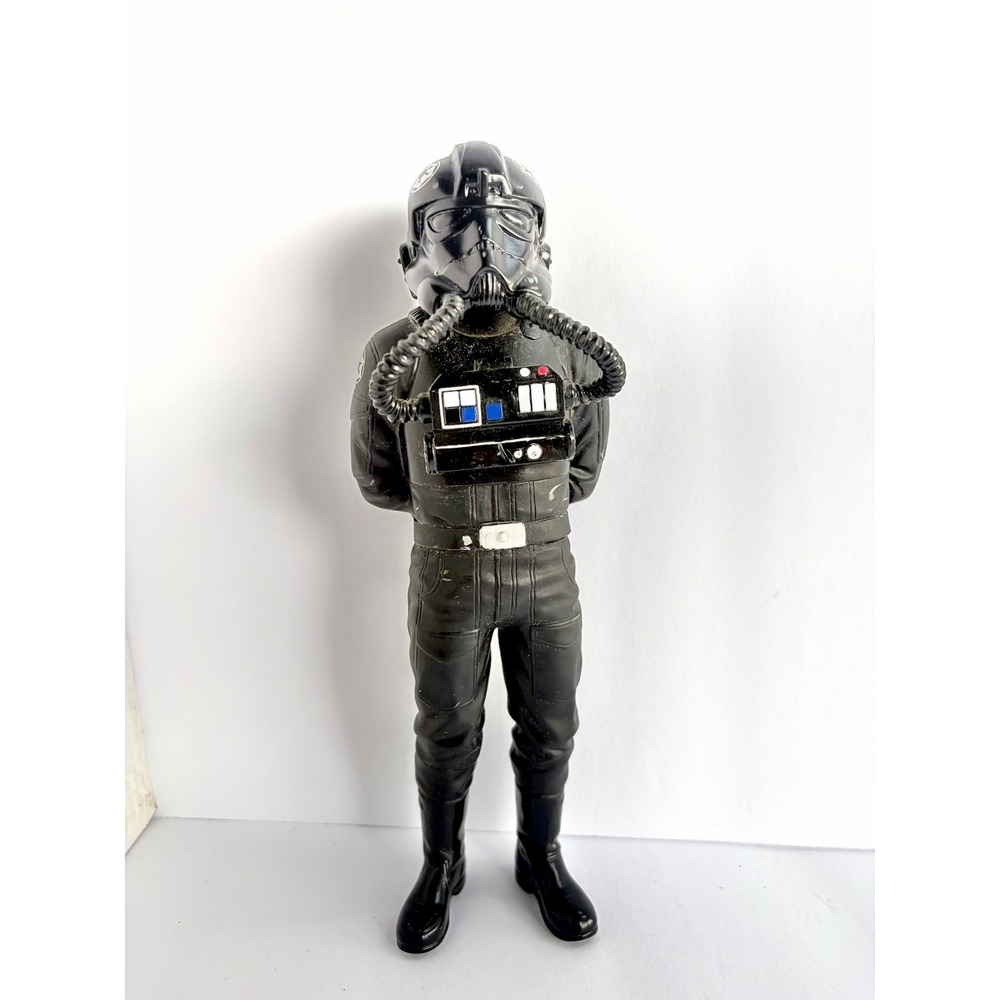 VTG Star Wars Classic Tie Fighter Pilot 10" Vinyl Figure Doll Applause 1997